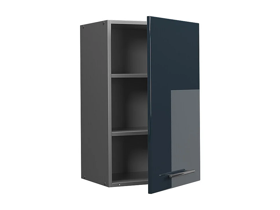 Armario colgante azul oscuro alto brillo 45x34.1x72 fame-line