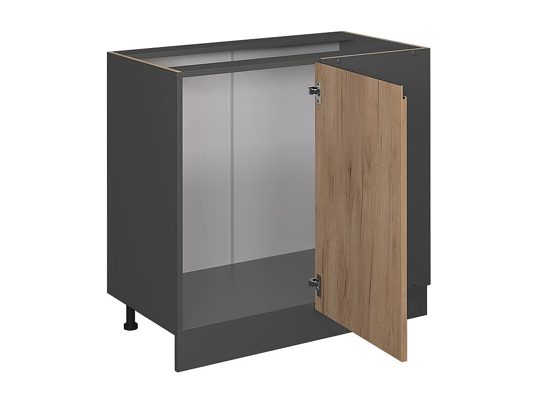 Mobile ad angolo cucina quercia dorata 86x60x81.6 r-line