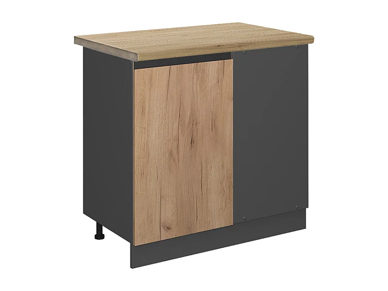 Meuble dangle chêne de force doré 86x60x81.6 r-line