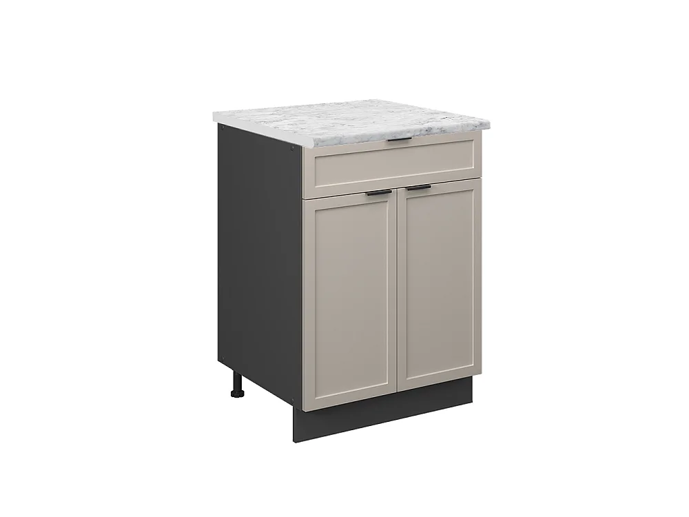 Meuble cuisine grisbeige 60x60x82 fame-line