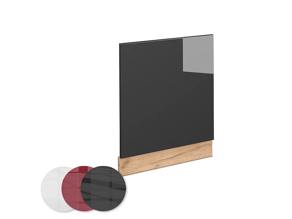Pannello frontale antracite lucido 60x1.6x67.4 fame-line