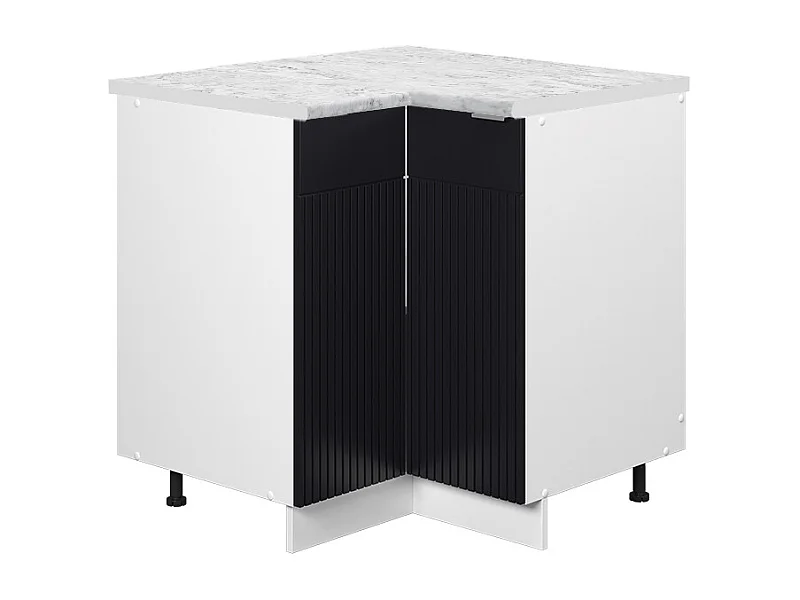 Armario de esquina rayas negras 80.5x60x82 fame-line