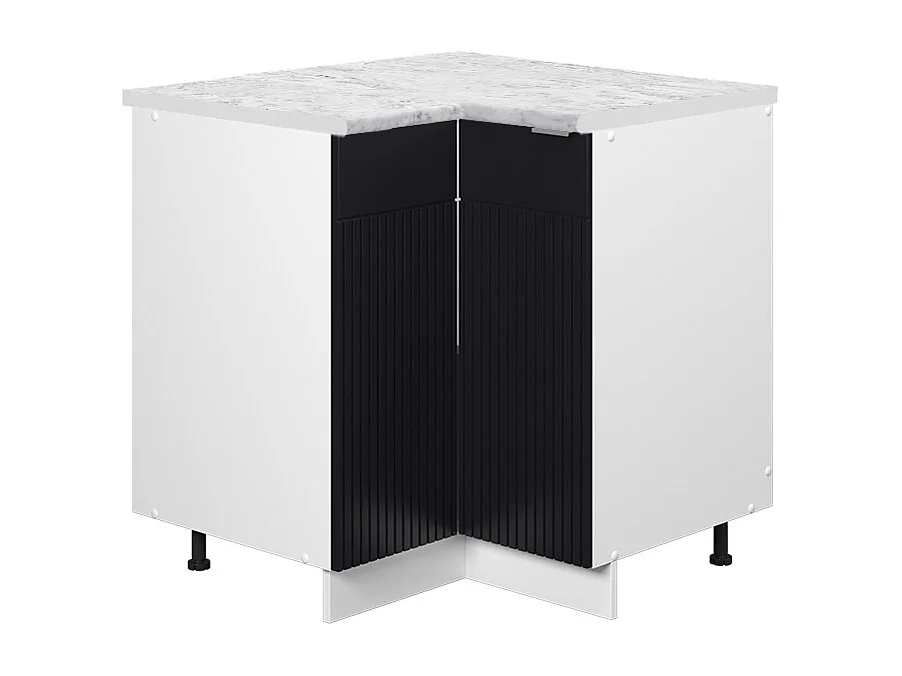 Meuble dangle noir rayé 80.5x60x82 fame-line