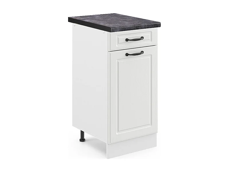 Mueble bajo de cocina blanco casa de campo 40x60x81.6 r-line