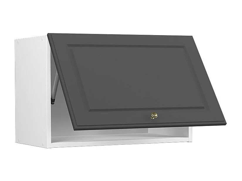 Elément haut de cuisine anthracite-or 60x34.1x40 fame-line