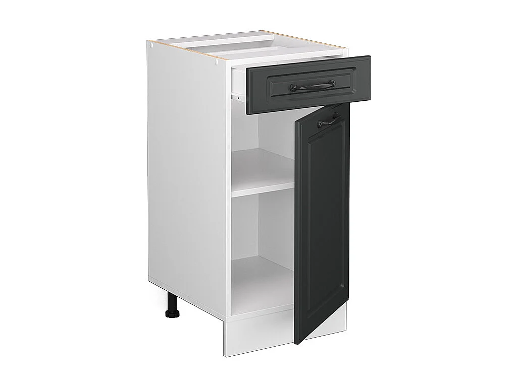 Mobiletto base per cucina antracite casa di campagna 40x46x81.6 r-line