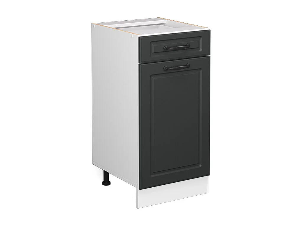 Meuble cuisine anthracite campagne 40x46x81.6 r-line