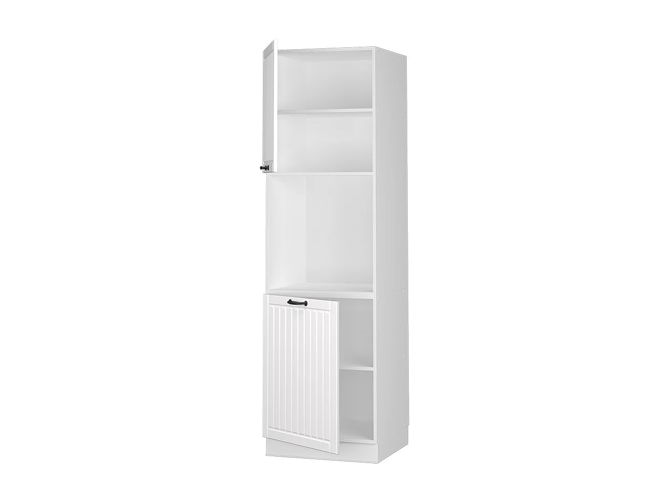 Meuble pour four blanc campagne 60x58x206.8 fame-line