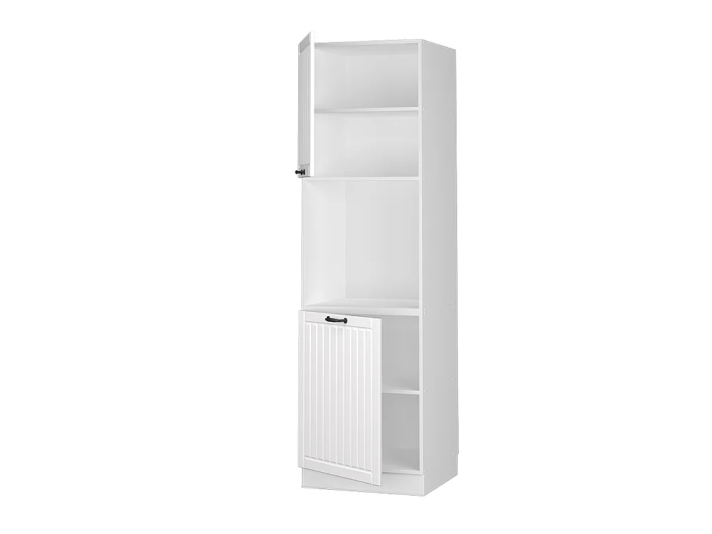 Armario para horno empotrado blanco casa de campo 60x58x206.8 fame-line