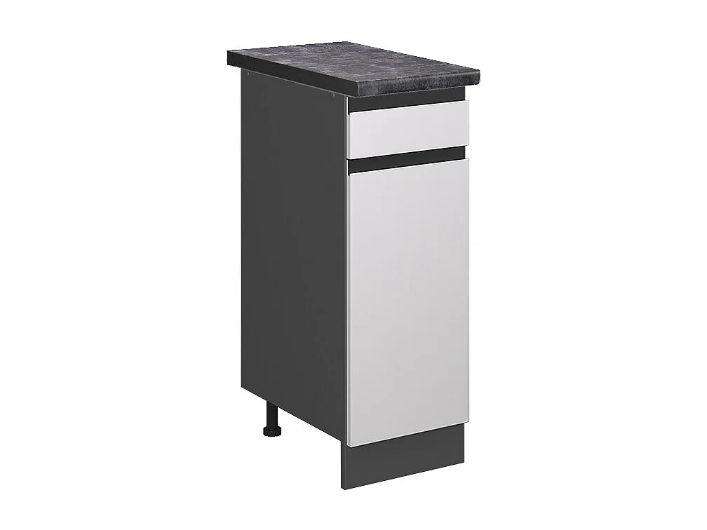 Mobiletto base per cucina bianco 30x60x81.6 r-line