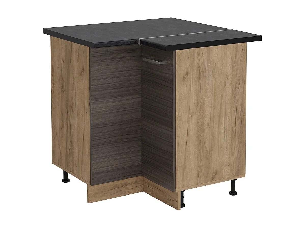 Armario de esquina gris noble 75.6x60x81.6 r-line