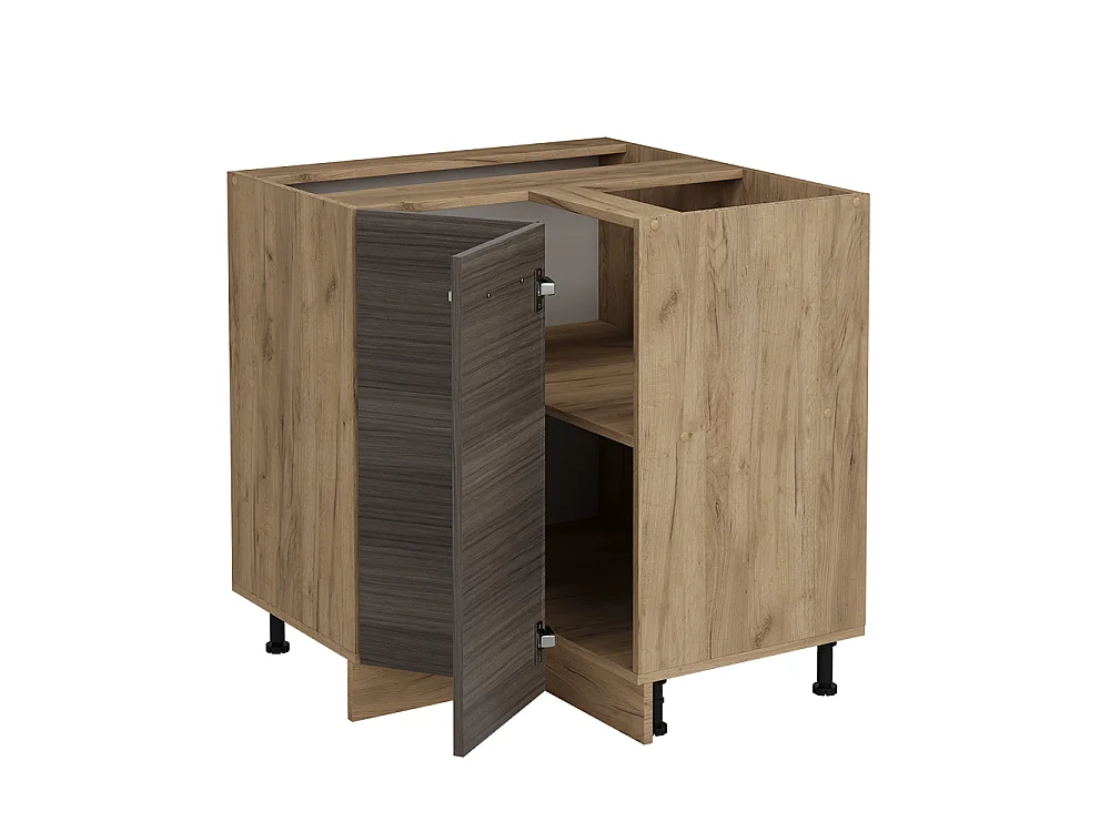 Armario de esquina gris noble 75.6x60x81.6 r-line