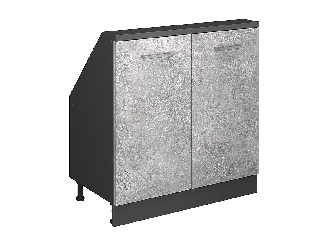 Meuble sous pente béton 80x46x81.6 r-line
