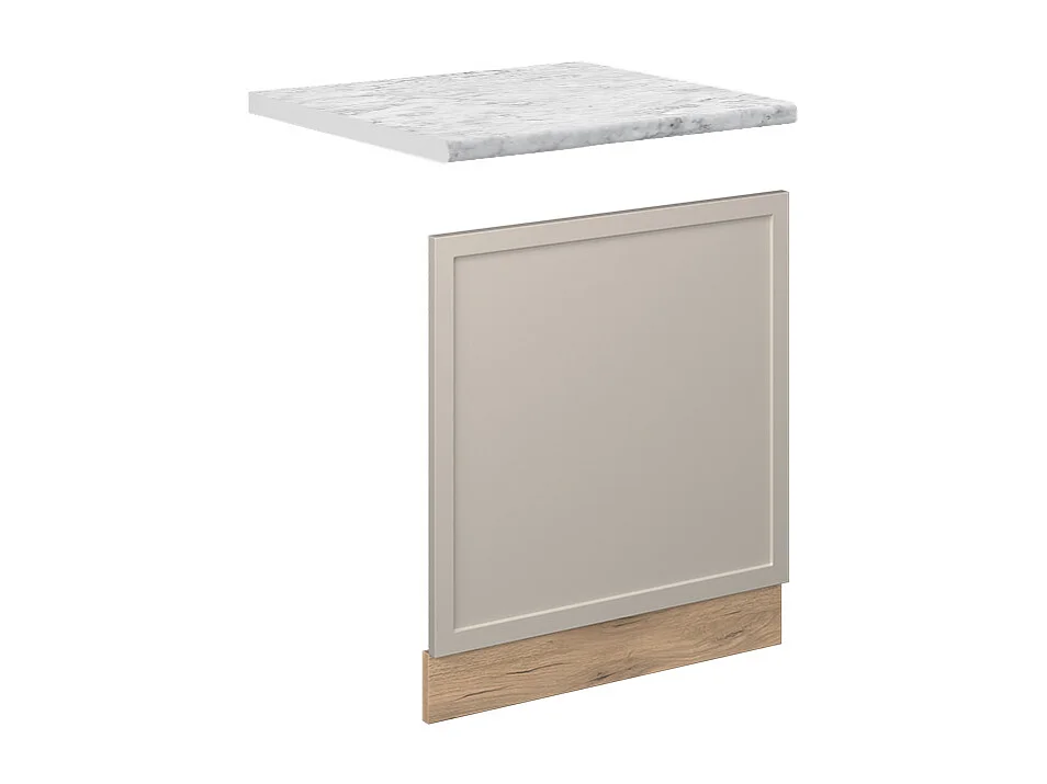 Panel frontal grisbeige 60x1.6x67.4 fame-line