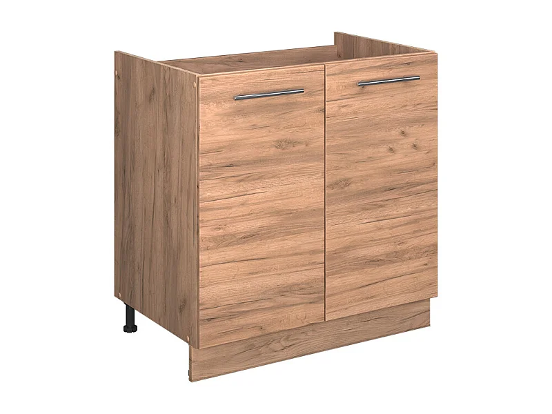 Armario bajo para fregadero roble dorado 80x60x82 fame-line