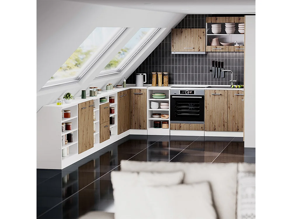 Meuble sous pente chêne artisan 60x46x81.6 r-line