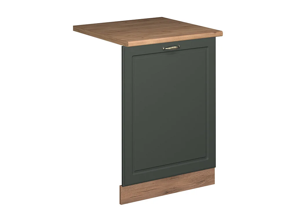 Façade de lave-vaisselle vert or campagne 60x1.6x81.8 fame-line