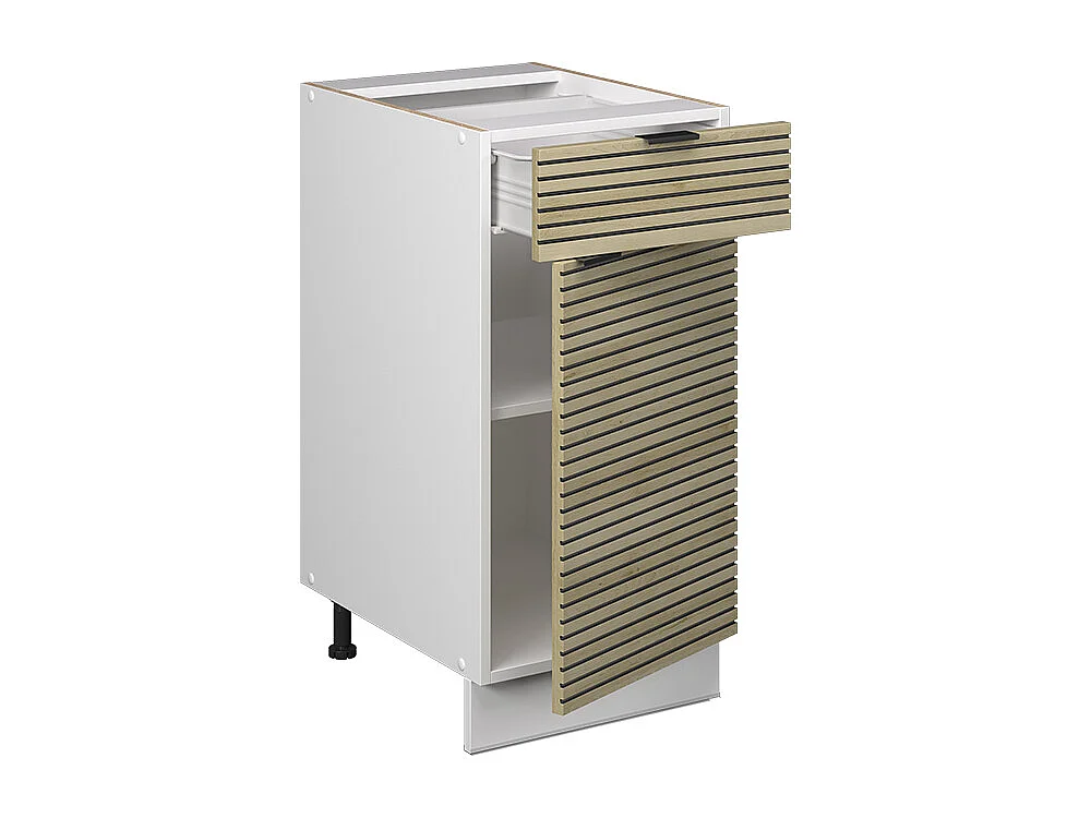 Keukenonderkast eiken paneel 40x51.6x82 fame-line