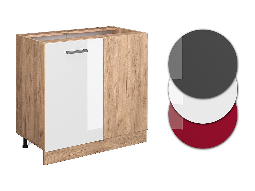 Meuble dangle blanc haute brillance 86x60x81.6 r-line