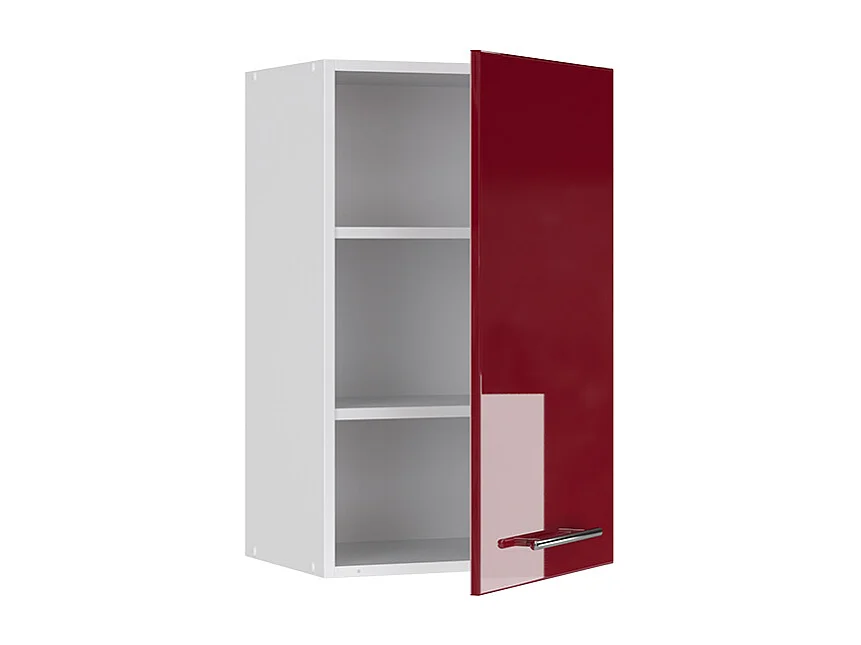 Armario colgante rojo burdeos alto brillo 45x34.1x72 fame-line