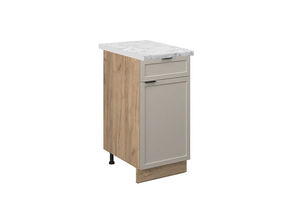 Mobiletto base per cucina grigiobeige 40x60x82 fame-line
