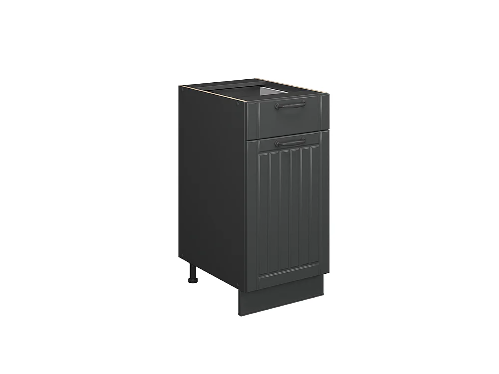Kitchen base cabinet dark grey 40x60x82 fame-line
