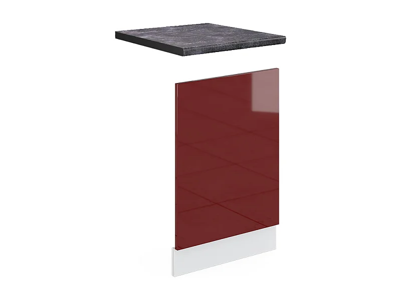 Façade rouge brillant 45x1.6x57.2 r-line