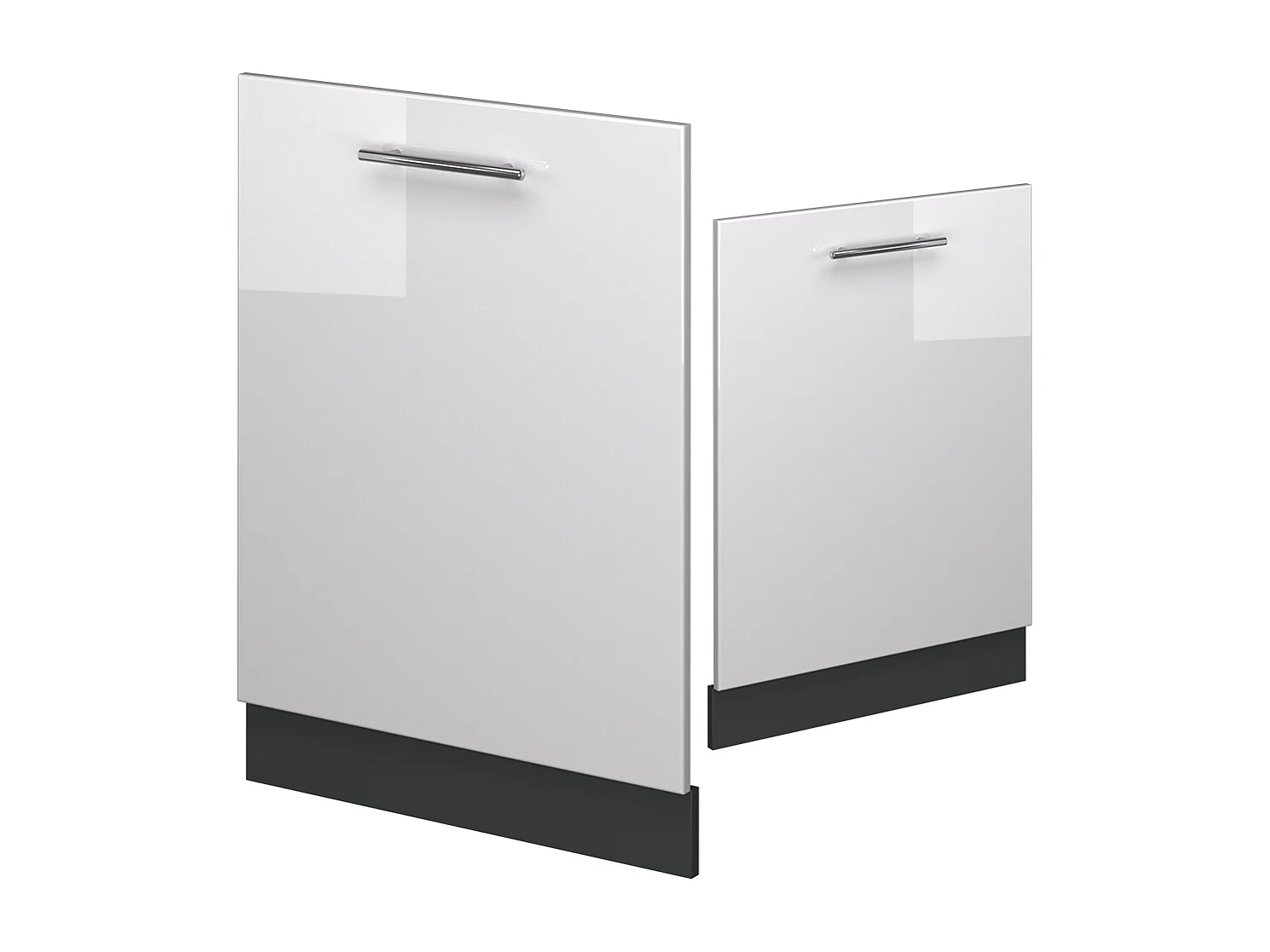 Panel frontal del lavavajillas blanco alto brillo 60x1.6x81.8 fame-line