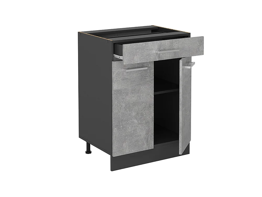 Meuble cuisine béton 60x46x81.6 r-line