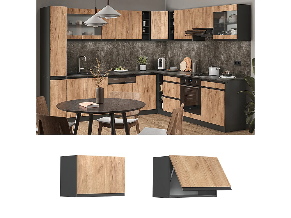 Armario colgante roble dorado 60x31x40 r-line