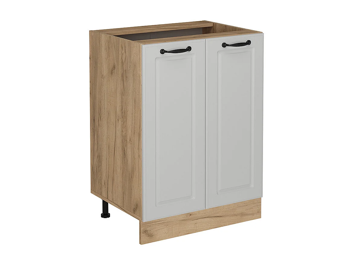 Mueble bajo de cocina blanco casa de campo 60x46x81.6 r-line