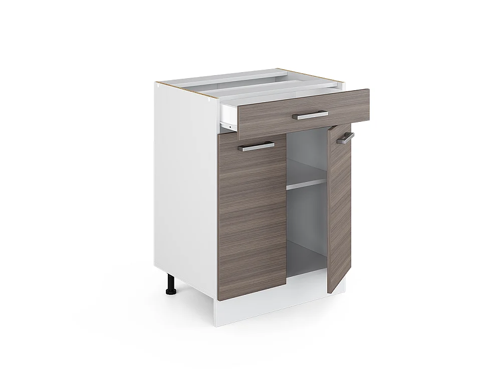 Mobiletto base per cucina grigio nobile 60x60x81.6 r-line