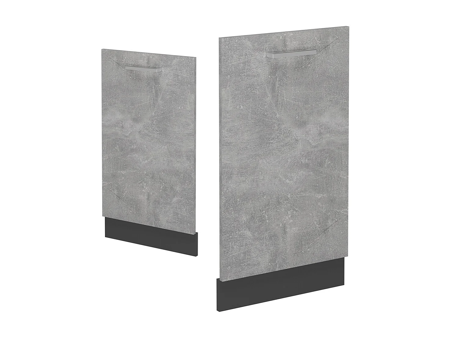 Façade de lave-vaisselle béton 45x1.6x81.8 r-line