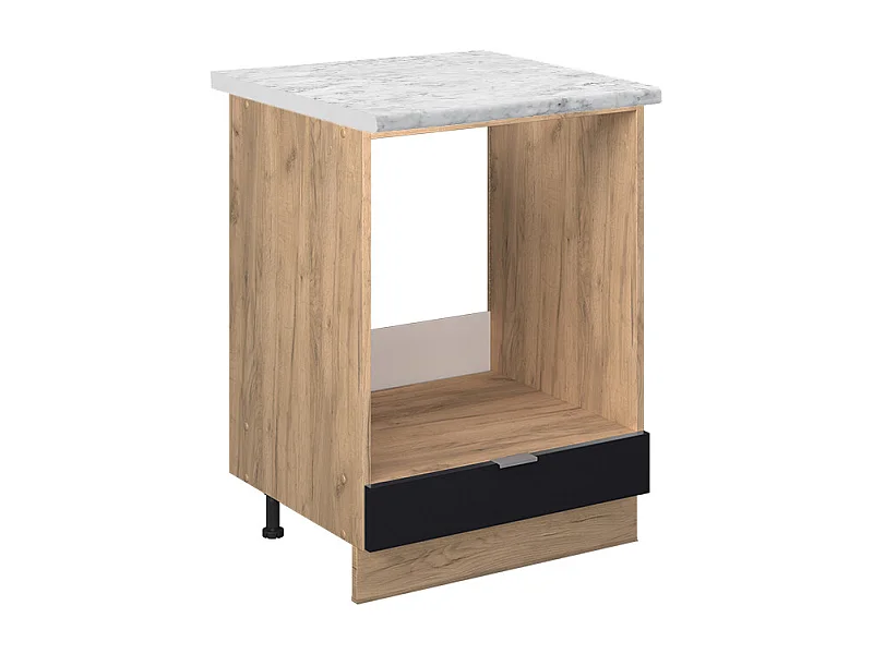 Armario para horno empotrado rayas negras 60x60x82 fame-line