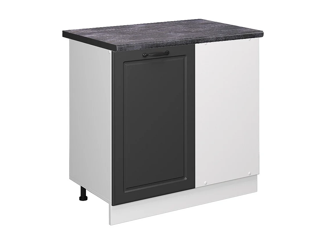 Mobile ad angolo cucina antracite casa di campagna 86x60x81.6 r-line