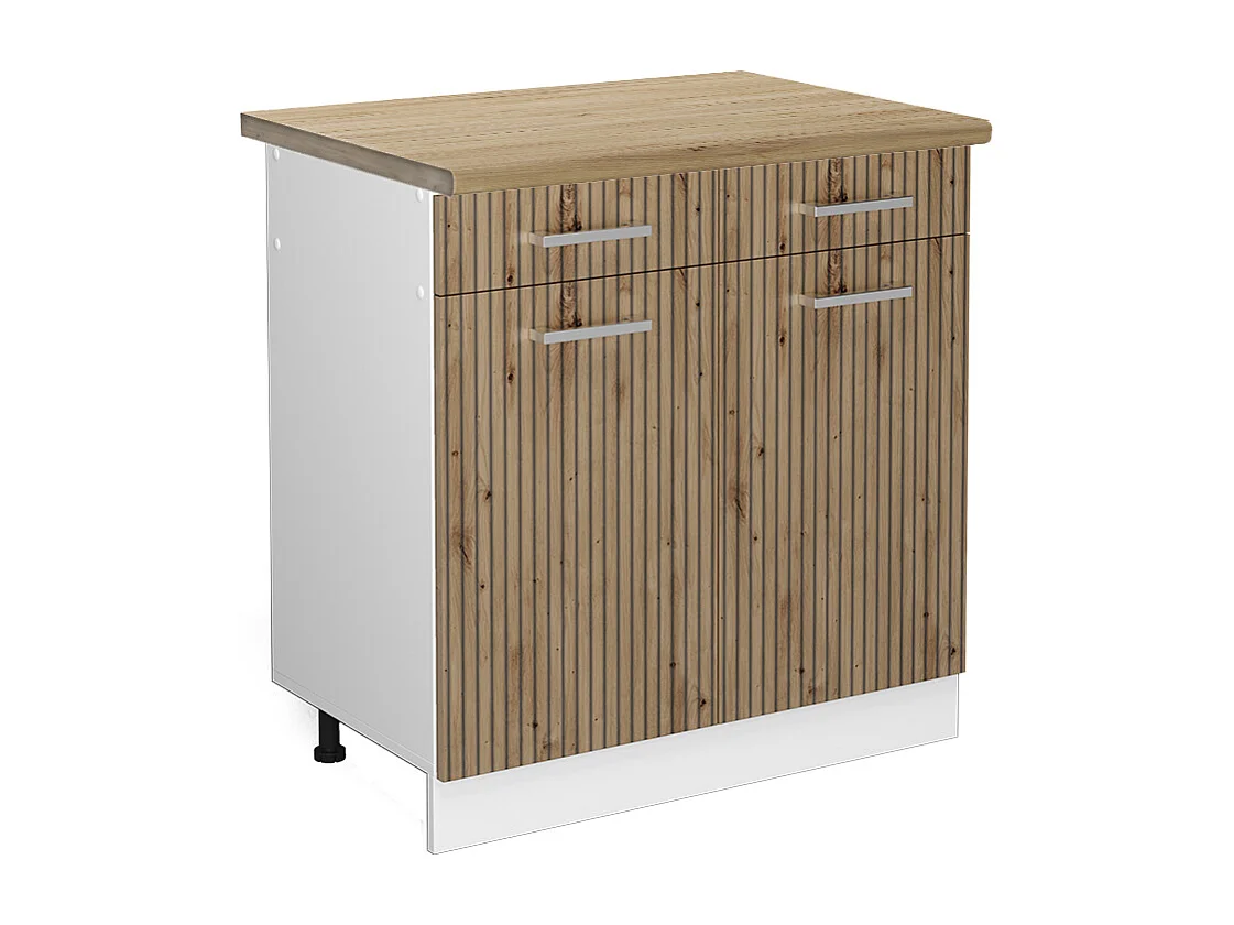 Meuble cuisine chêne artisan 80x60x81.6 r-line