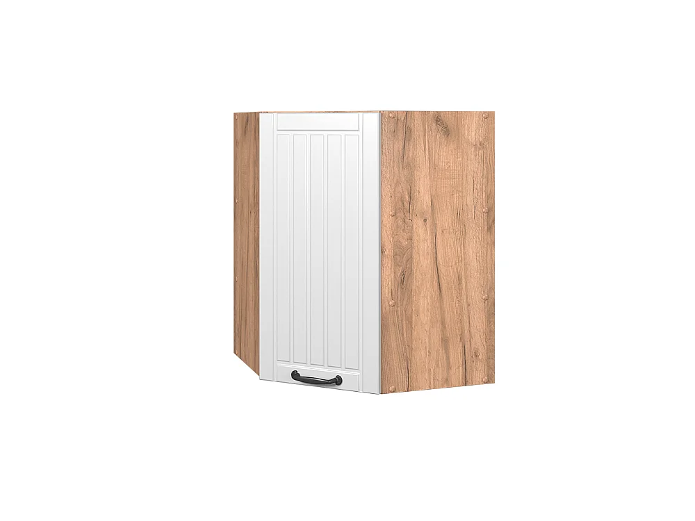 Hörnhängande skåp vitt hus på landet 57x34.1x72 fame-line