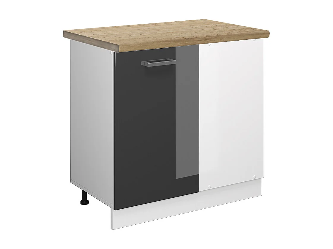 Meuble dangle anthracite haute brillance 86x60x81.6 r-line