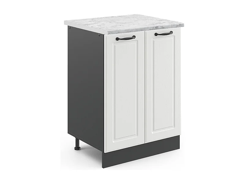 Keukenonderkast wit landhuis 60x46x81.6 r-line