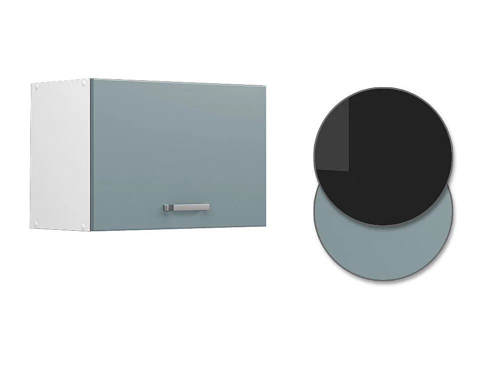 Armario colgante gris azulado 60x31x40 r-line