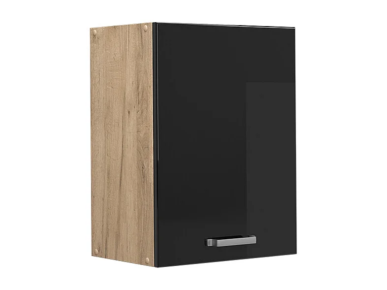 Hängeschrank schwarz hochglanz 45x31x60 r-line