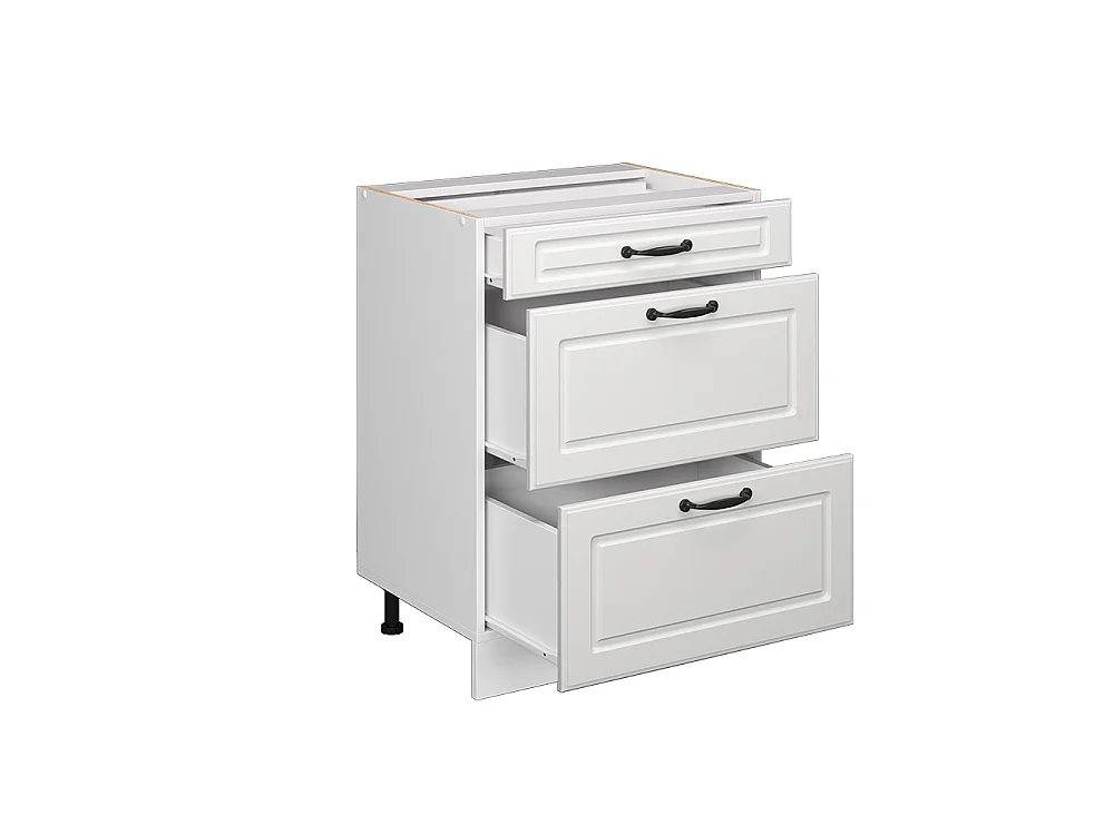Meuble cuisine blanc campagne 60x46x81.6 r-line