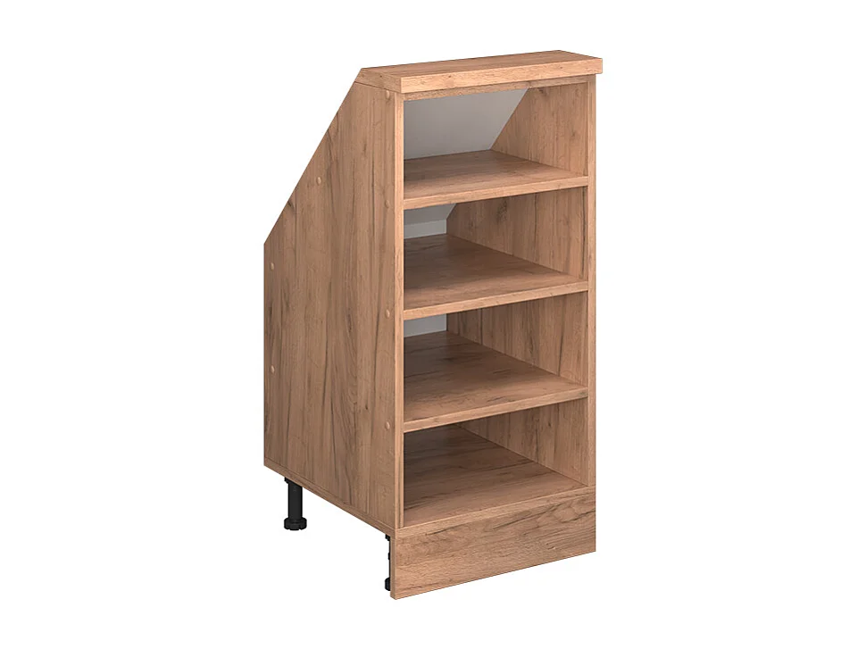 Keukenkast voor schuine wand krachtige eik goud 40x46x81.6 r-line
