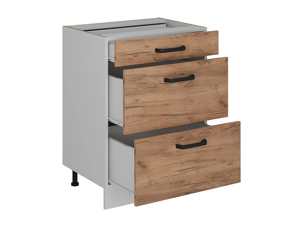 Meuble cuisine chêne de force doré 60x46x81.6 r-line