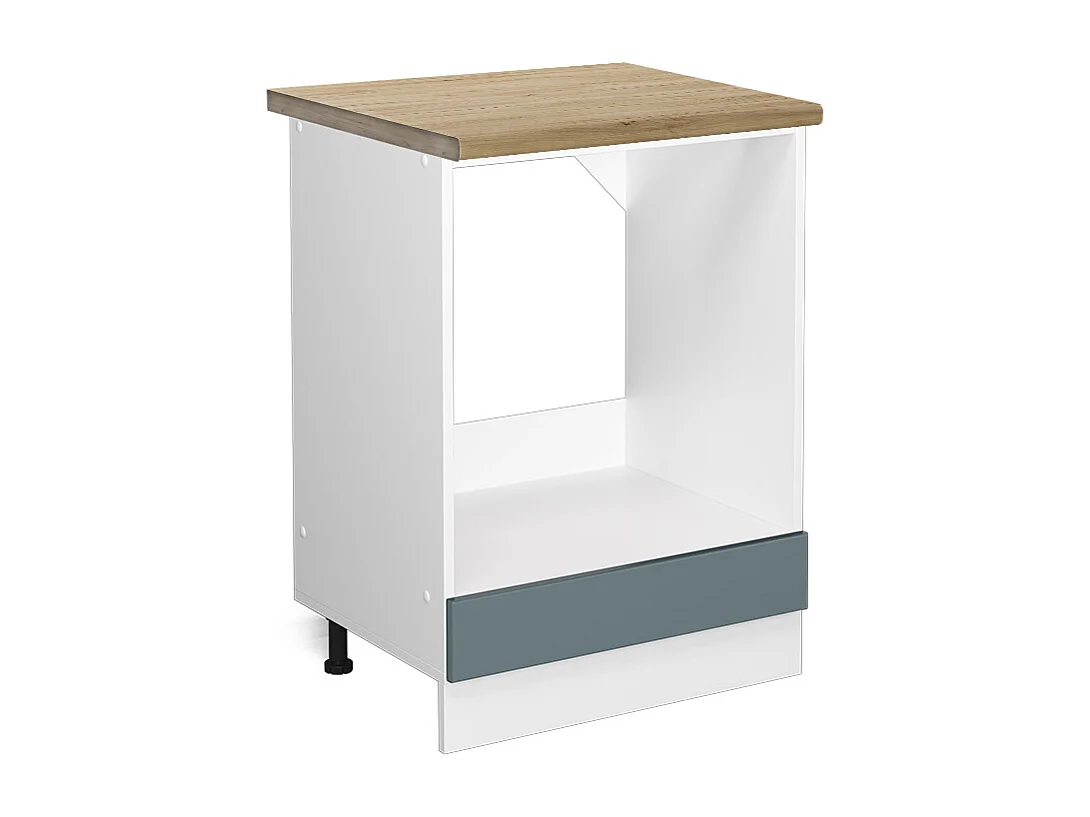 Meuble pour four bleu-gris 60x60x81.6 r-line