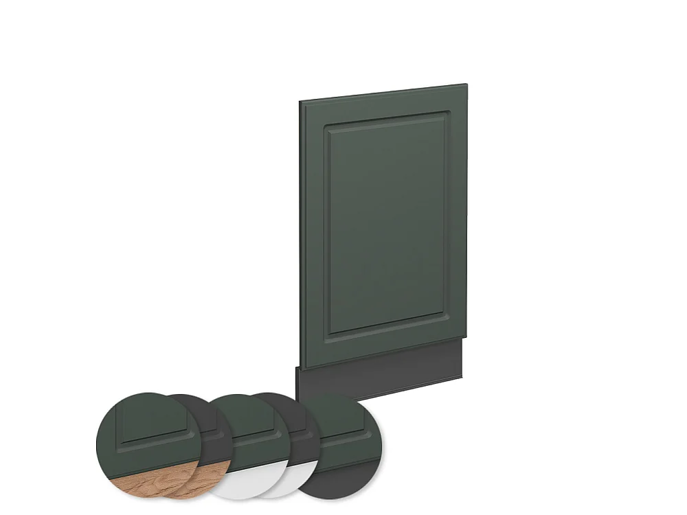 Panel frontal verde dorado casa de campo 45x1.6x67.4 fame-line