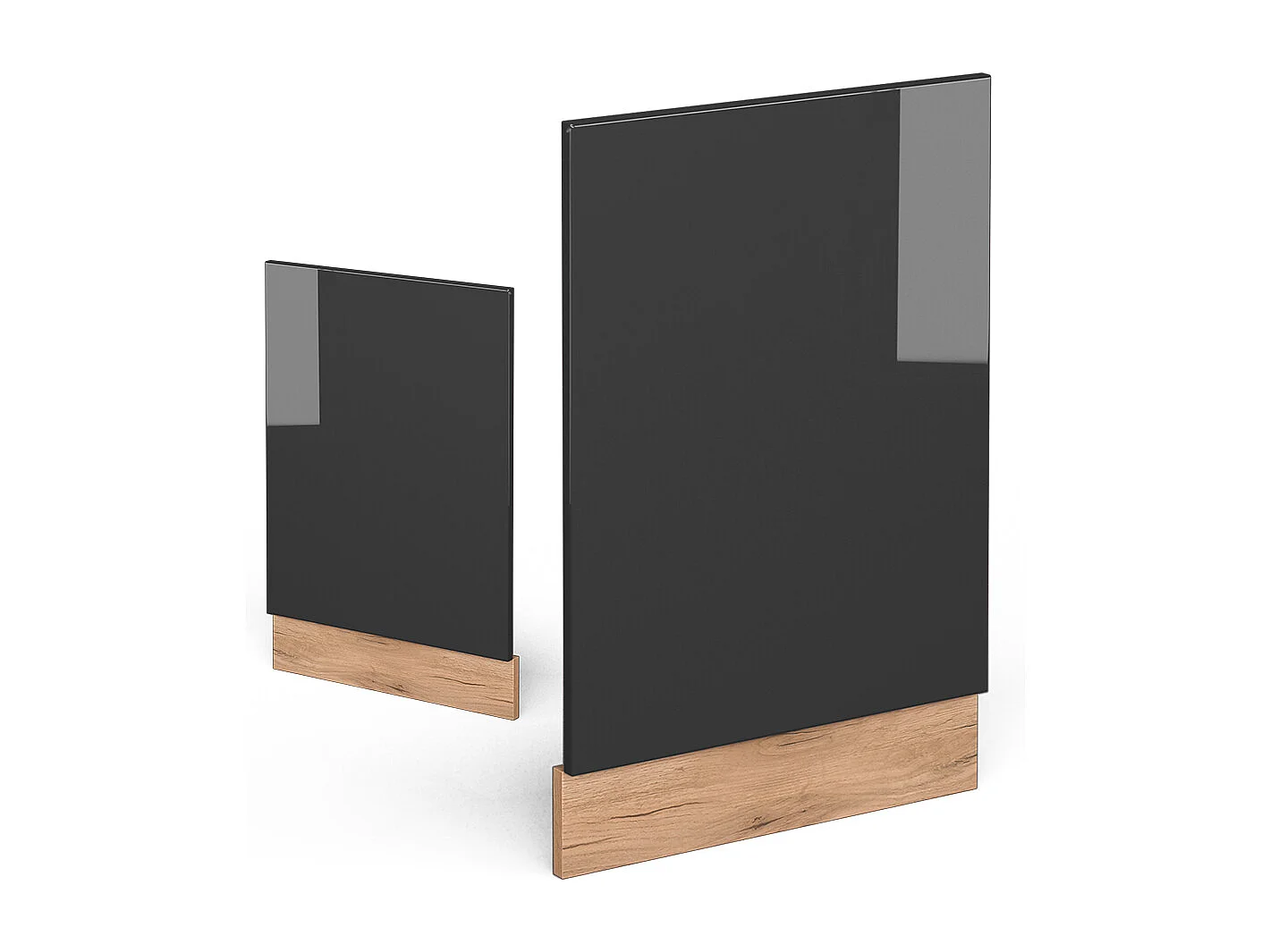 Frontblende anthrazit hochglanz 45x1.6x57.2 r-line