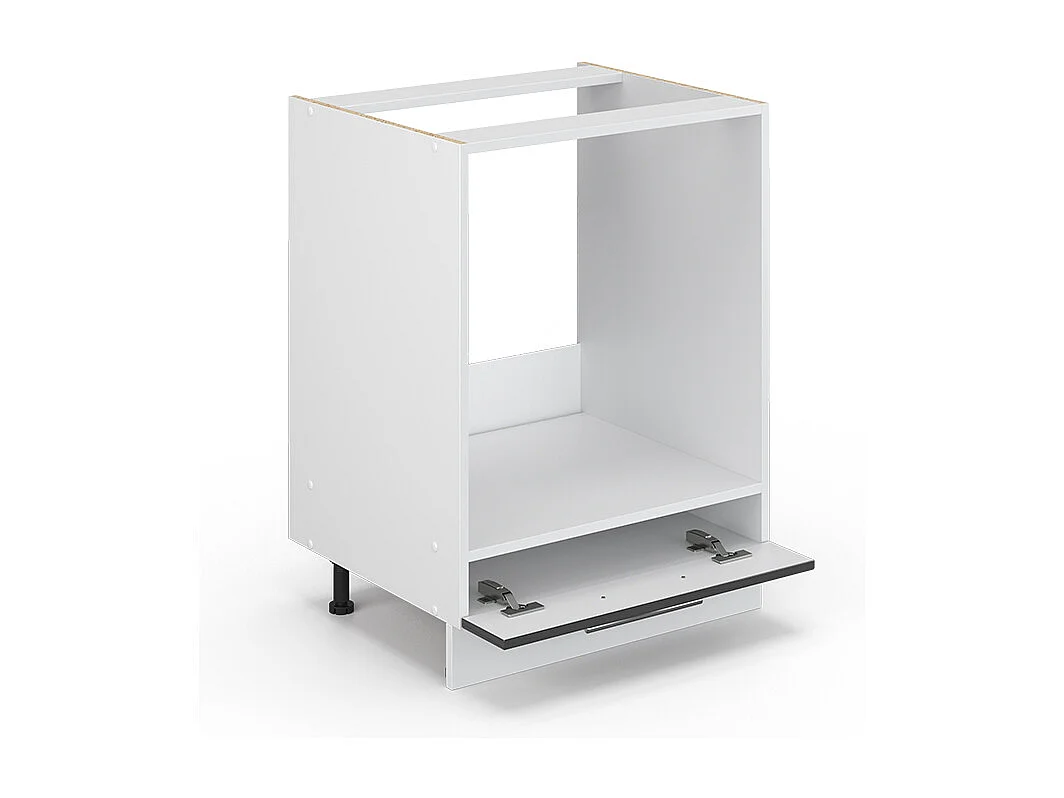 Armario para horno empotrado antracita alto brillo 60x51.6x82 fame-line