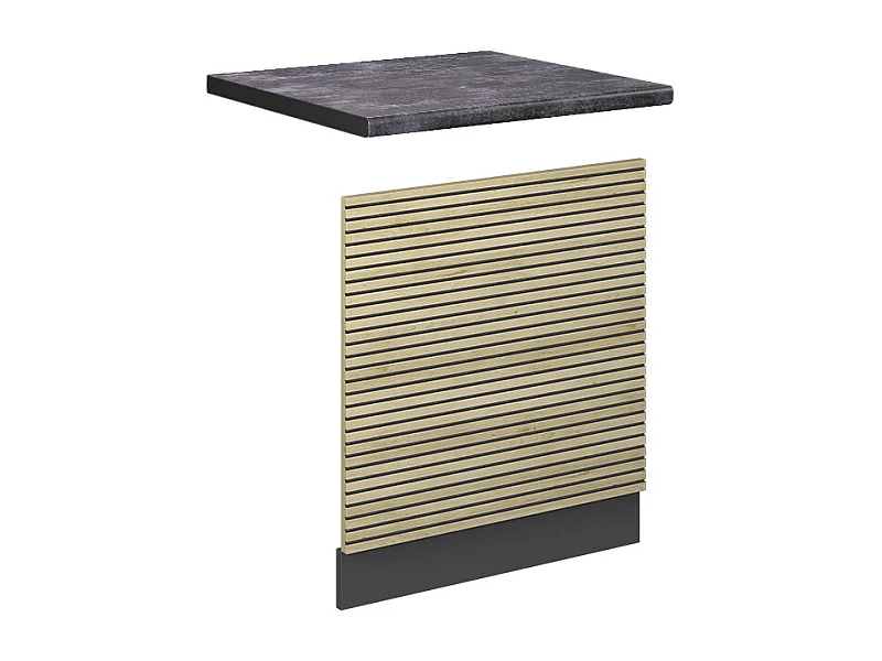 Façade panneau en chêne 60x1.6x67.4 fame-line