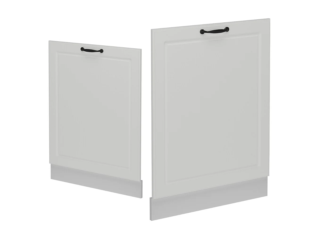 Façade de lave-vaisselle blanc campagne 60x1.6x81.8 r-line